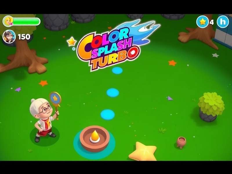 Color Splash Turbo Gameplay Screenshot